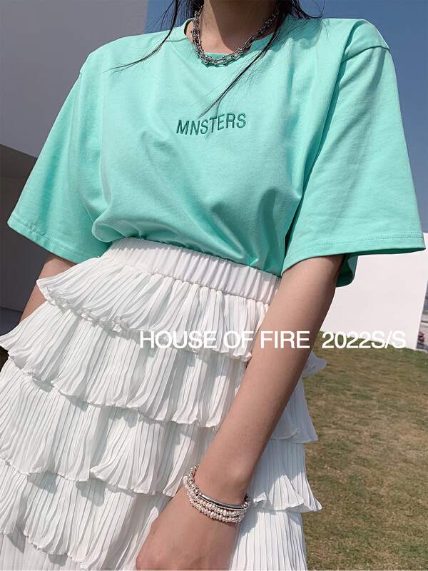 New year in early spring! [zod17] love hollow out candy T-shirt