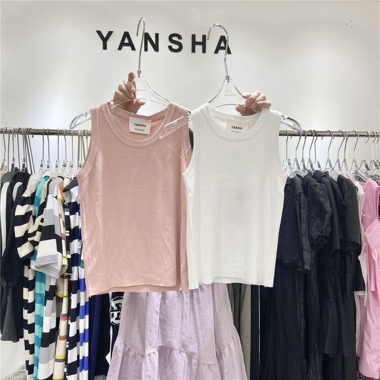 【YAN SHA】舒適百搭無袖針織背心/吊帶  233#  CLS