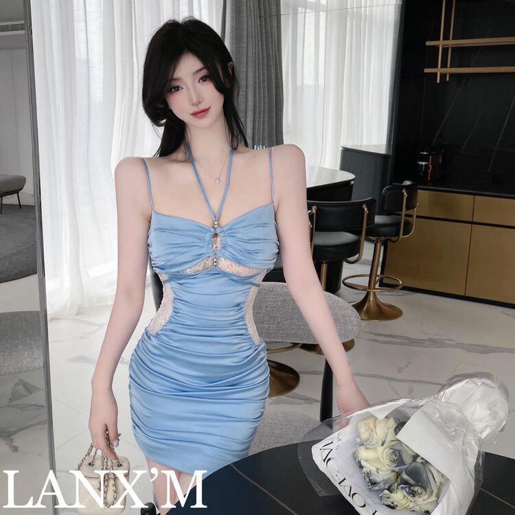 New year in early spring! Stitched lace dress