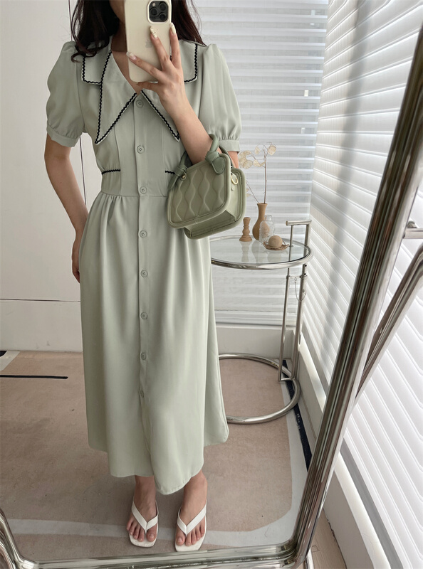 [Wingyee] lady temperament fashion dress ys1-9556# ll