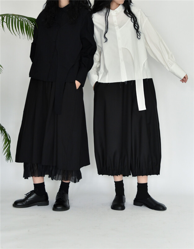 New year in early spring! [three and two] slim and clean comfortable shirt 99011# L