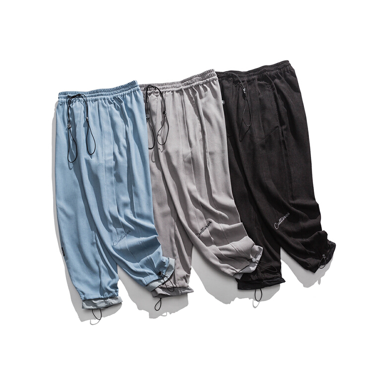 New year in early spring! [Tess] fake two elastic waist versatile casual pants losk2314# ZZL