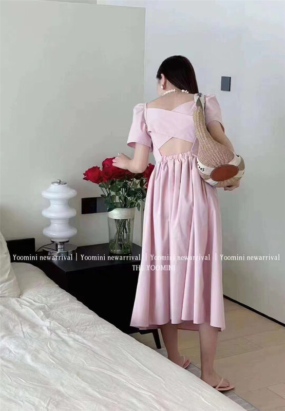 [nxby] sweet wind Pleated Dress (dress only) 678# ozq