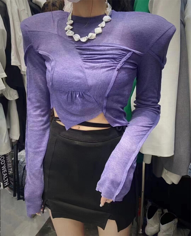 New in early summer! [Yan Zhen] high waist solid color versatile skirt 55210# PCZ