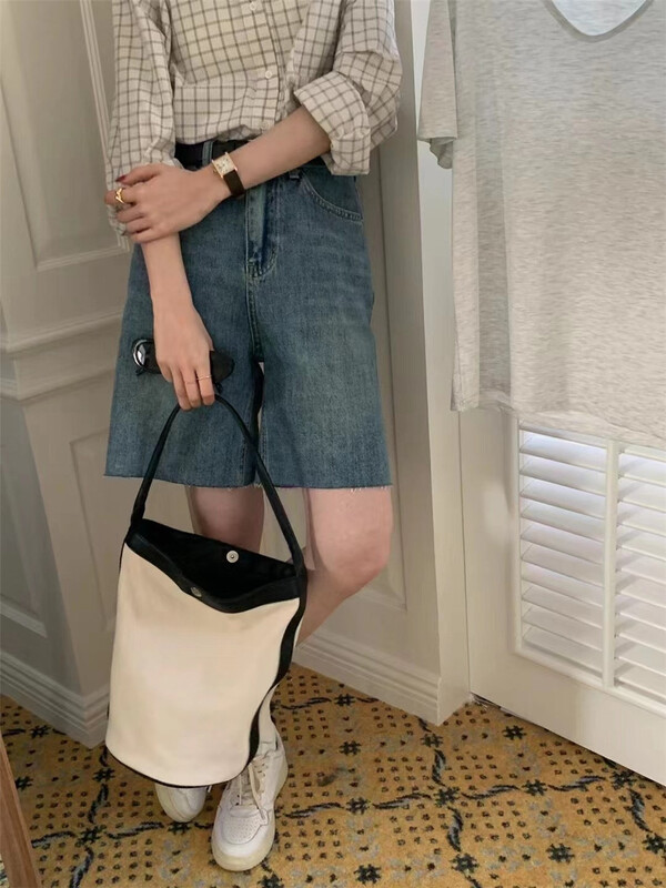 [new post] Korean casual 5-point denim shorts 903# cqw