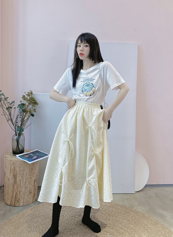New year in early spring! [twins] retro design, foreign style and thin skirt 8008# hjy