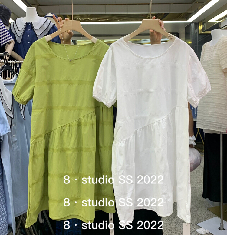 【8】 Loose round neck Pullover dress 9909# XYY