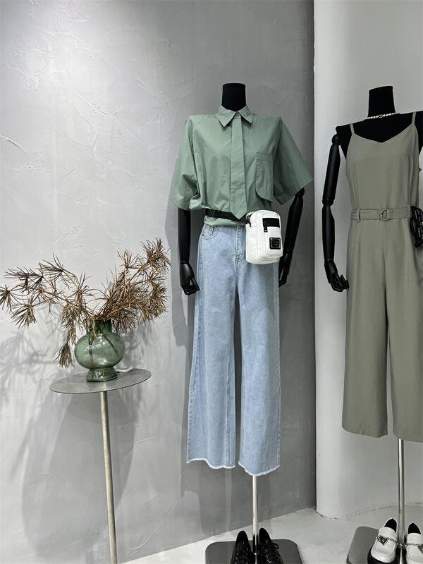 New year in early spring! [hi candy] straight versatile loose jeans 7137# lwy