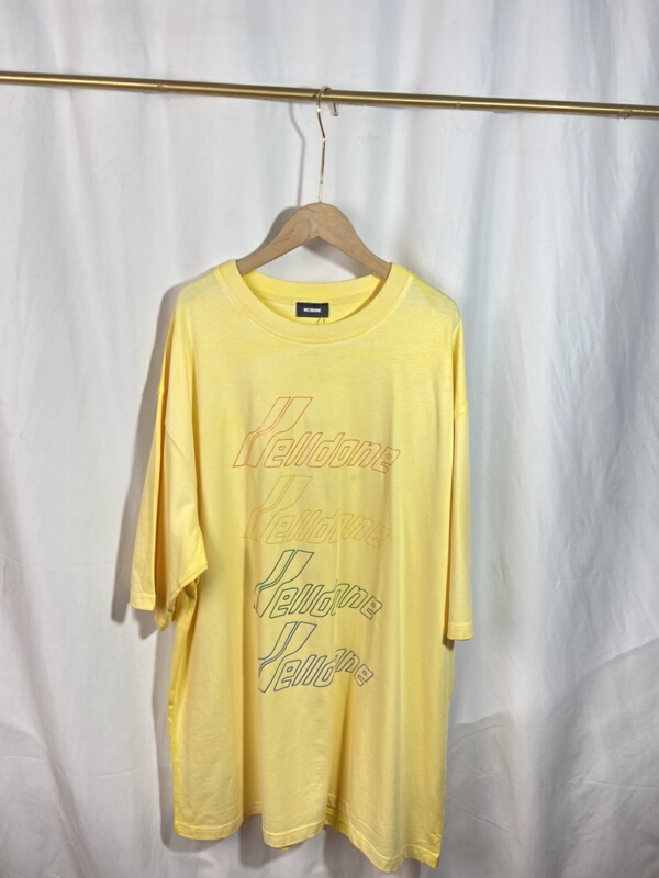 New in early summer! [Yi show shop] trendy letter printed loose short sleeve T-shirt ys1-728# Cl