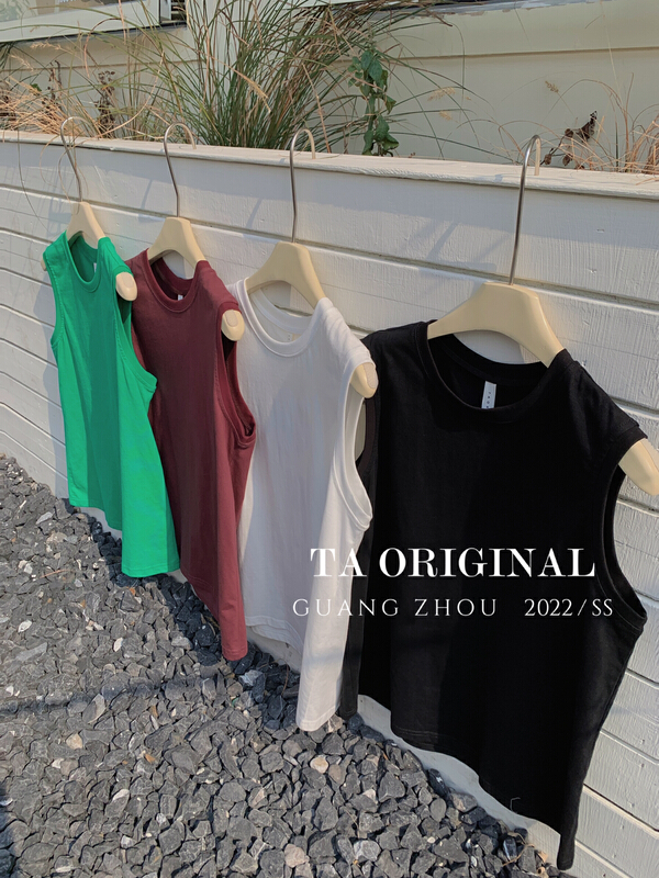 New in early summer! [TA] clean fashion versatile vest / sling 5235# ll