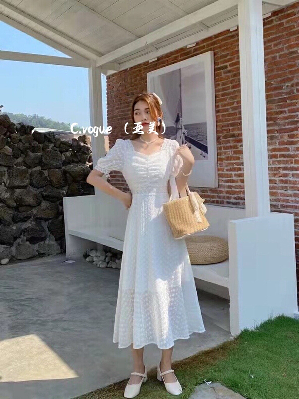 New in early summer! [c.vogue] French style hollow dress 2998# PCZ