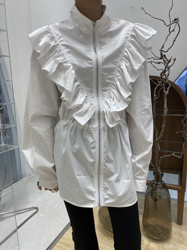 New year in early spring! [Bu class] New Korean minority simple solid color short coat 13501# zxl