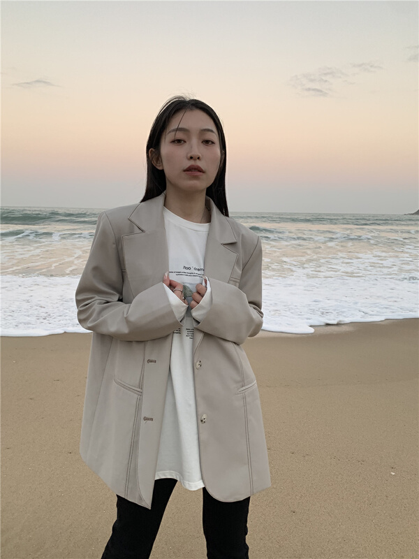 New year in early spring! [9hour] temperament versatile loose jacket zh69# zxl