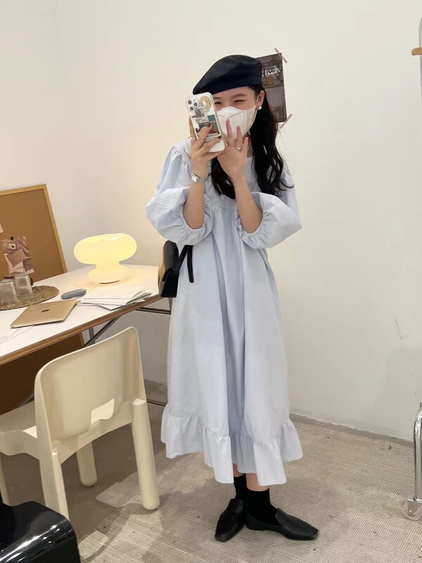 New in early summer! [sanbara] small fresh and gentle age reducing dress (excluding glasses) r9235# LSW