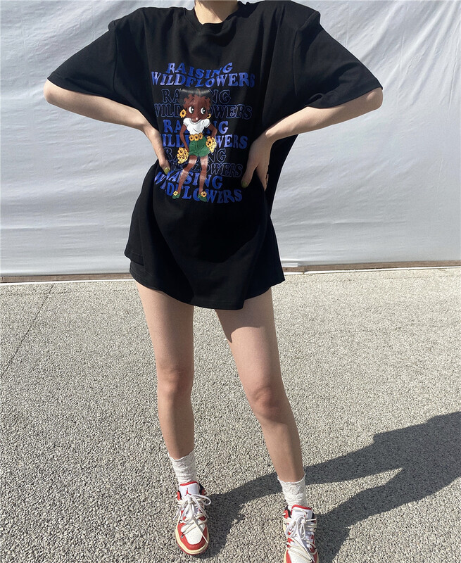[open] Korean cartoon Casual Short Sleeve T-shirt 3717# ozq