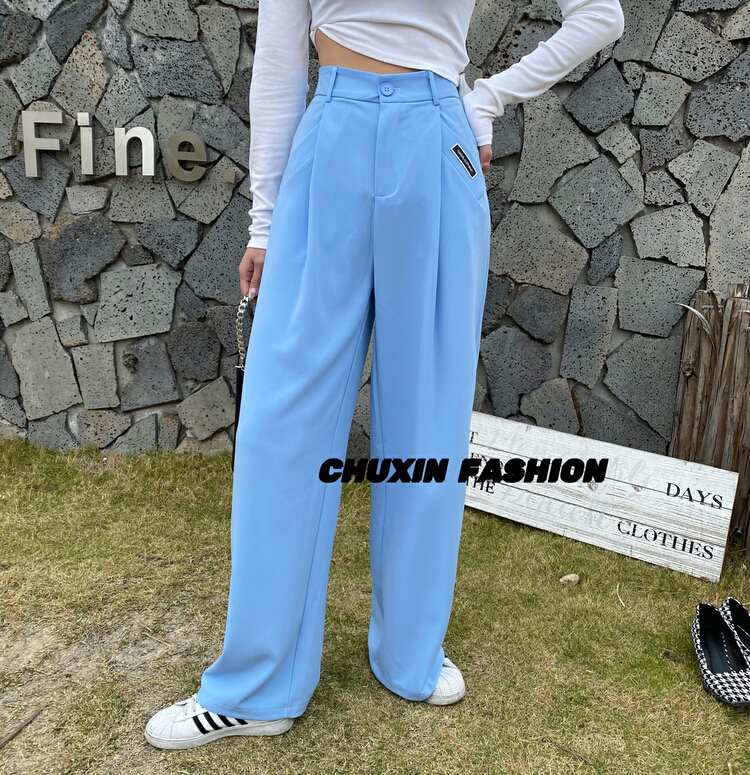 New year in early spring! [c.x Chuxin] niche design versatile high waist trousers k772# WTT