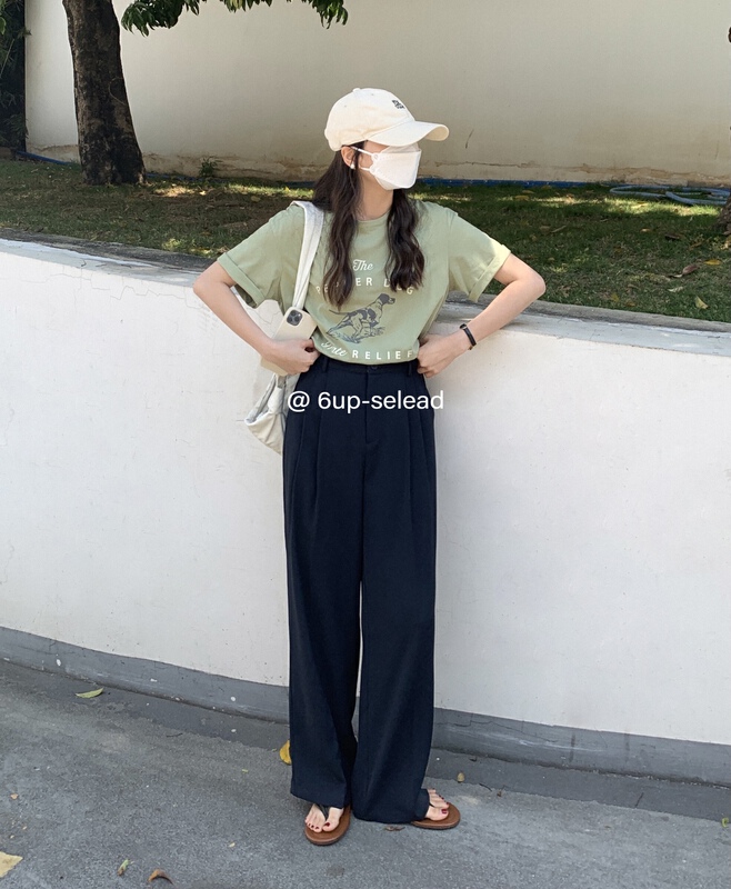 [6-up] Korean casual versatile trousers 68251# XJ