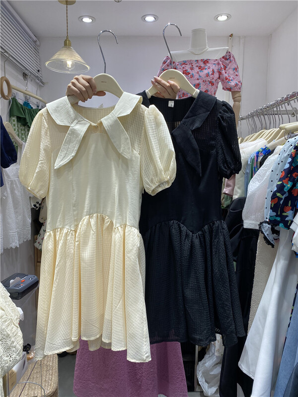 [amega] Korean simple temperament dress 6952# HBx