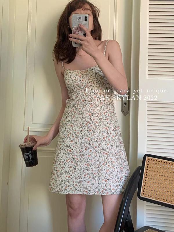 New year in early spring! [A.K skylan] floral versatile suspender dress 82238# zxl
