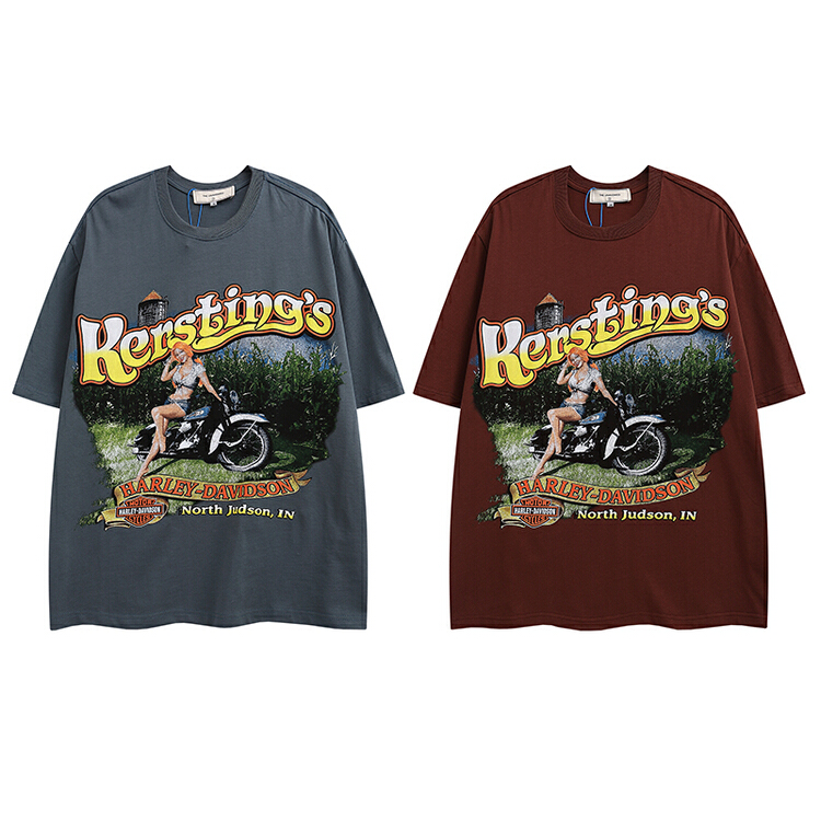 [the unvowed] men's and women's personalized pattern printed short sleeve T-shirt 2293# ZZL