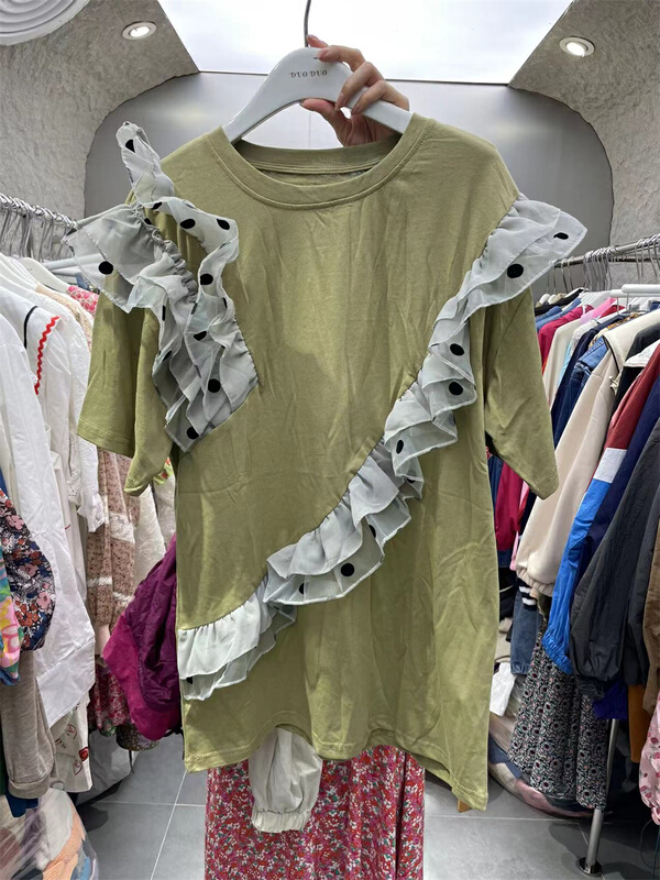 New in early summer! [dodo] Korean design, slim short sleeve T-shirt 0004# zyh