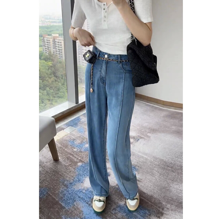 [okd] Korean ice silk mopping jeans 52679# zxl