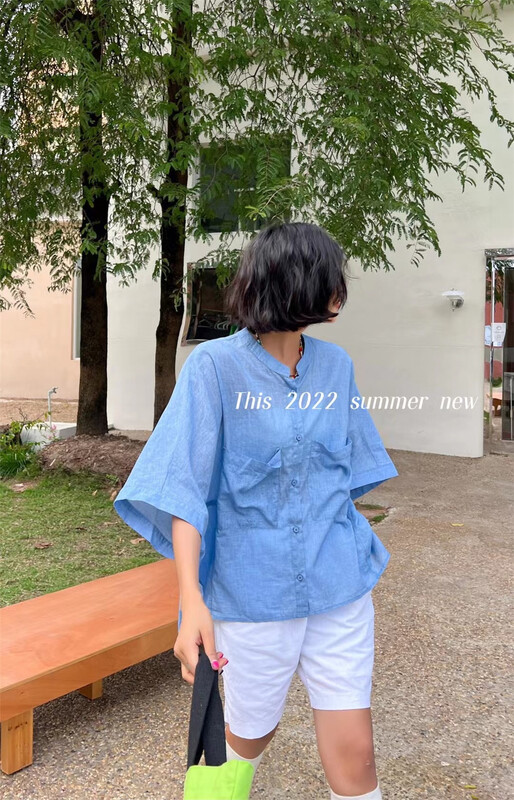 [this] Korean fashion net edition basic versatile shirt kg172# CSX