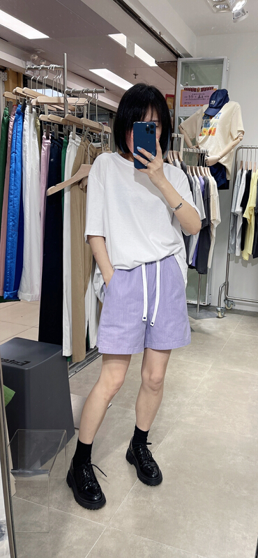 New in early summer! [two percent] pure color versatile casual shorts 9930# LSL