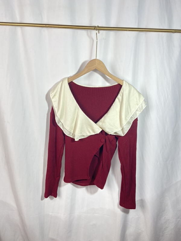 New in early summer! [yspy store] color blocking Korean aging fashion shirt ys1-716\cl