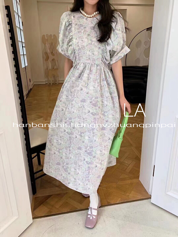 [laqssy] advanced and chic waist closing dress 9110# LSL