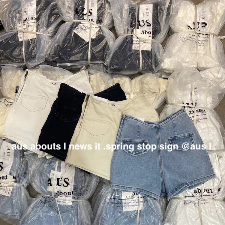 New in early summer! [aus] comfortable and versatile skinny denim shorts g597# LSW