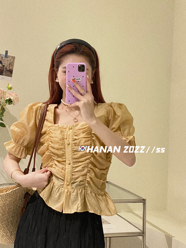 【HANAN】韓版百搭寬鬆小衫  6183#  LSL