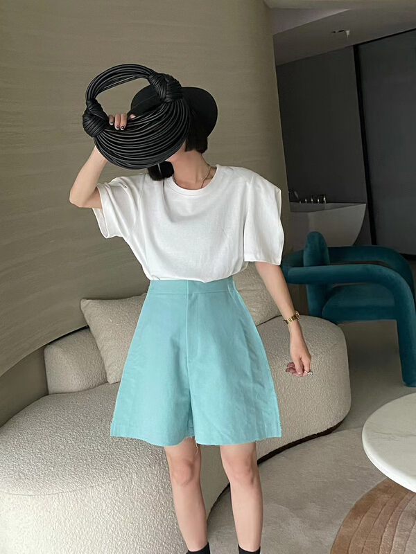 [Yuanxi] designed casual shorts 772# LSL with hairy edges