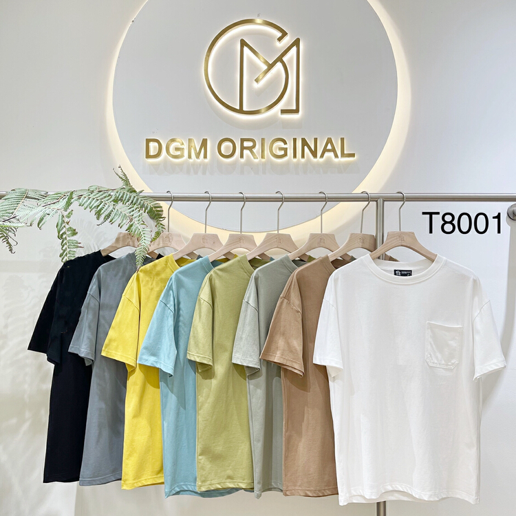 New in early summer! [DGM] simple casual loose comfortable breathable short sleeve T-shirt 8001# ZZL