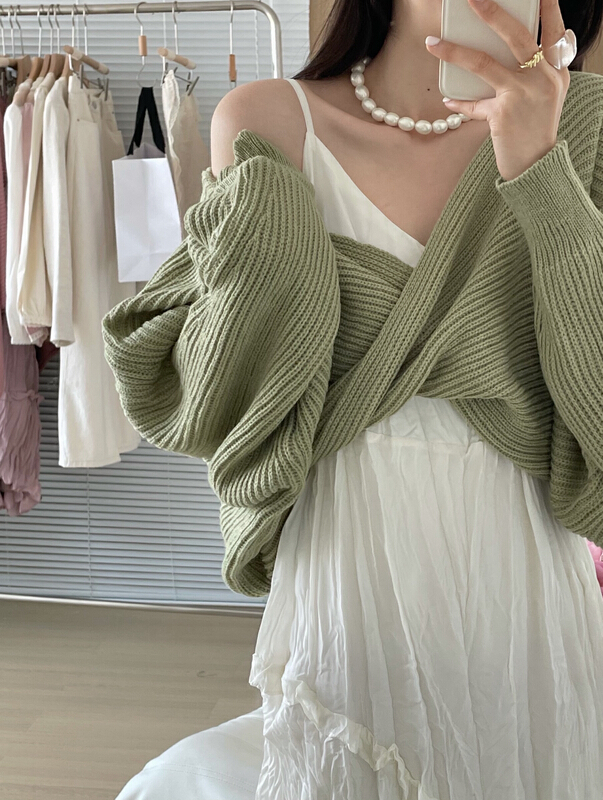 New year in early spring! [sunshine] Korean version kink Pullover short warm sweater 8810# cqw