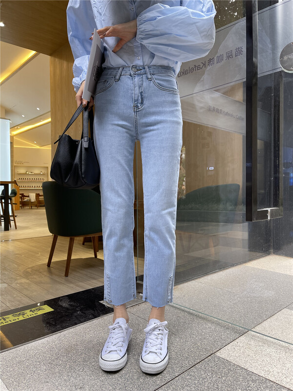 goods in stock! New in early summer! [Ruo Qi Ruo] versatile fashion leggy jeans 3312# CSX