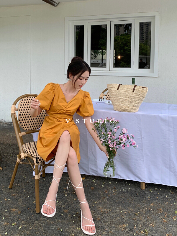 New in early summer! [from. V] French elegant dress 8358# ll