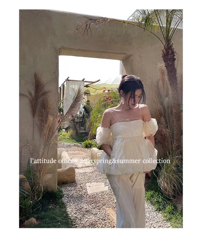 New year in early spring! [tangtangtangjia] pure desire wind bandage one shoulder sling vest 2770# PCZ