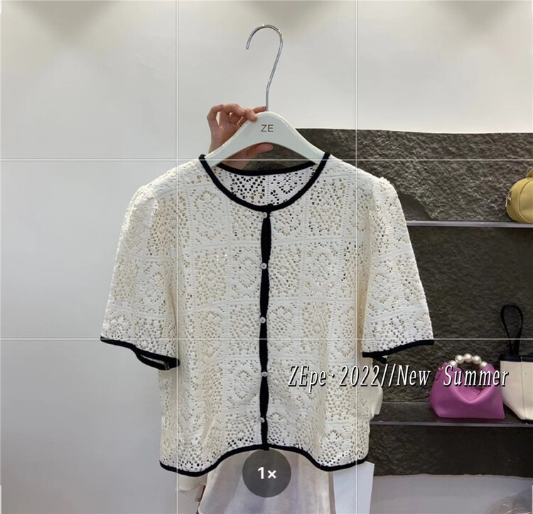 [Ze] single breasted color matching comfortable shirt 8627# ll
