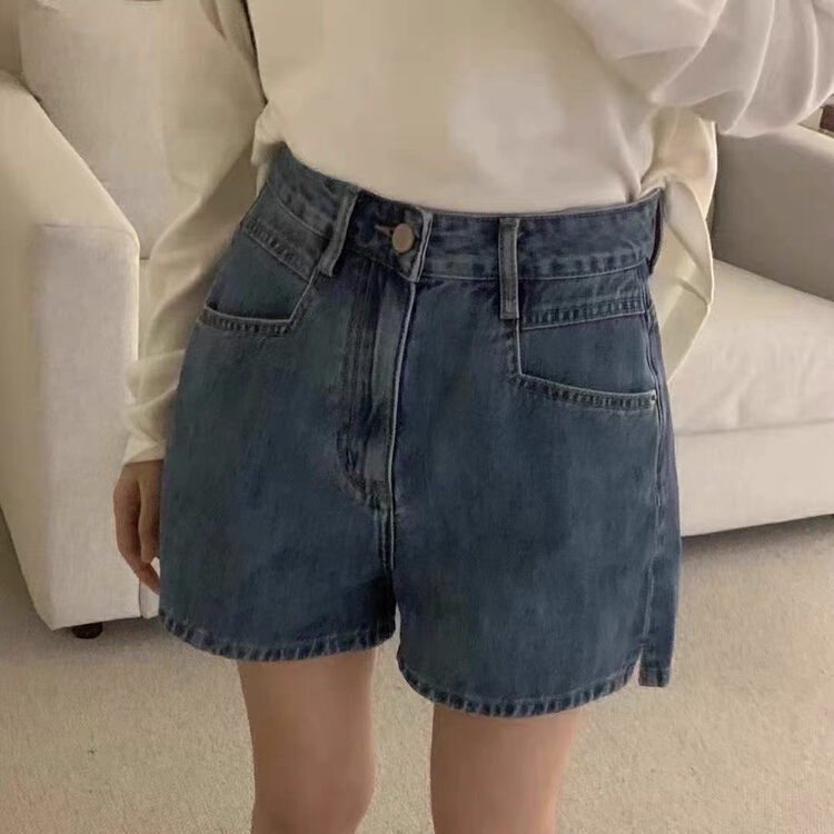 [jiajiatmmt Muli] Korean retro fashion denim shorts 9110# L