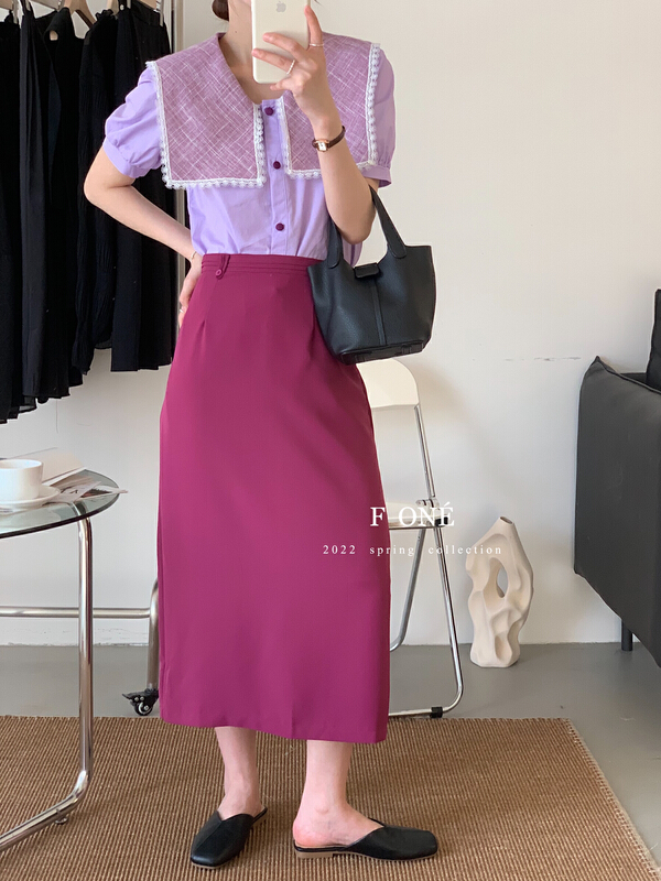 【F ONE】韓版氣質淑女刺繡大翻領襯衫  66091#  WPL