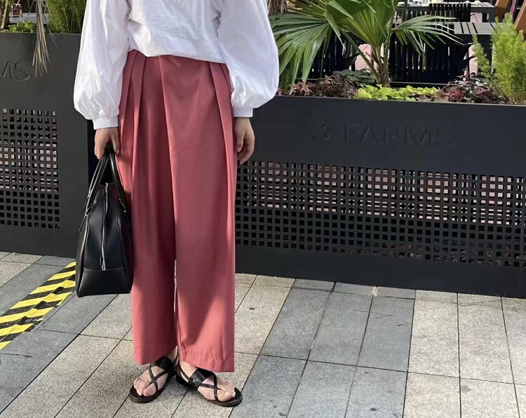 goods in stock! [trust me] comfortable and versatile simple casual pants 66550# ozq