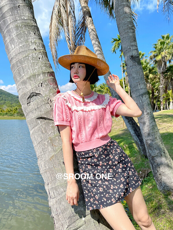 The original price is 95.88! [s.room] simple and versatile short sleeved T-shirt ds7022# LSL