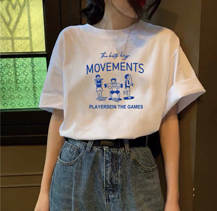 [ziyijia] printed versatile fashion short sleeve T-shirt 0169# WTT