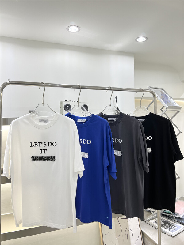 New in early summer! [Jaja] round neck loose letter short sleeve T-shirt 15309# ZZL