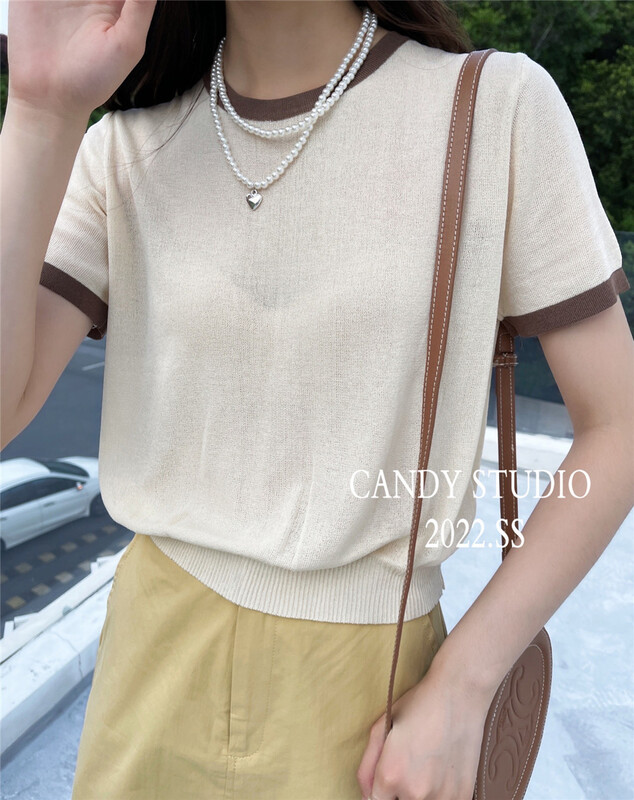 [candy] Korean short shirt 6015# zjy