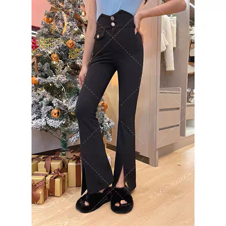 New year in early spring! [lucky] high waist elastic flared pants show thin and high jeans 1149# zxx