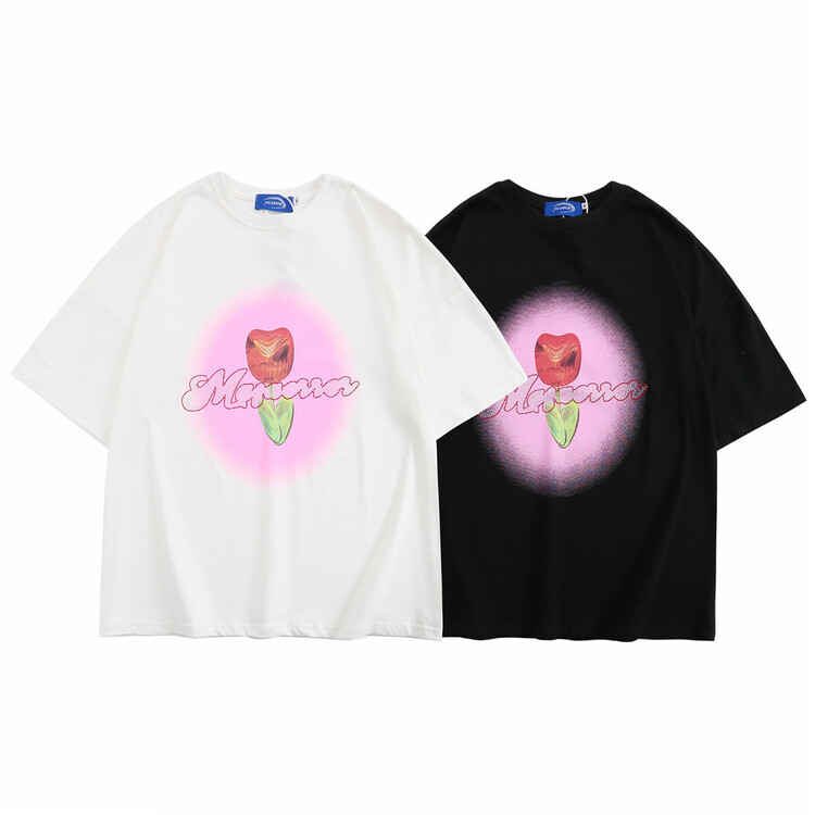 [INS error] loose round neck comfortable short sleeve T-shirt t2398# hyy