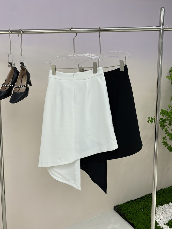 goods in stock! New year in early spring! [HS customized in Korea] irregular and versatile skirt 65011# hjy
