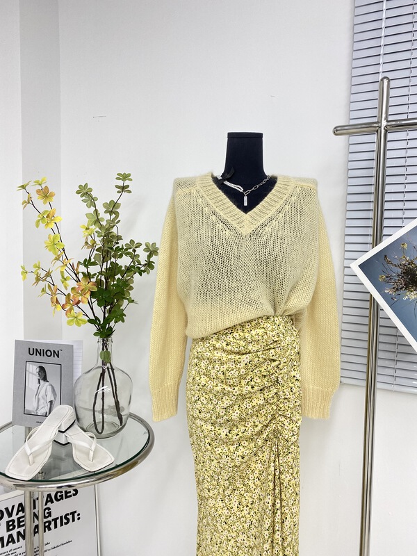 Cxdhh / new in early spring! [strict selection - planting grass and trees] Korean version of pure color versatile warm sweater xc16-17208-z# jhy